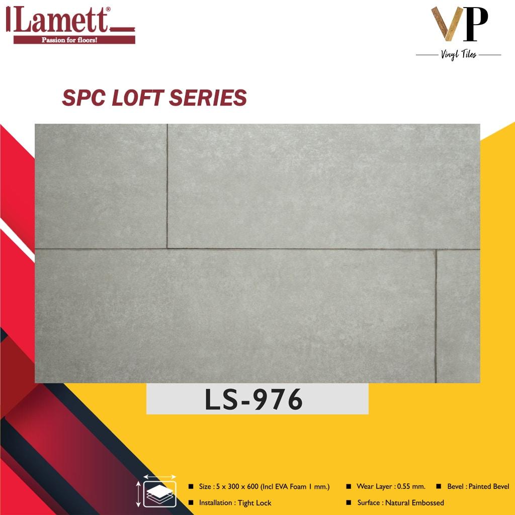 กระเบื้องไวนิล SPC Loft Series 5มม. สี LS-976